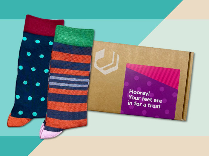 Monthly gift sock subscriptions